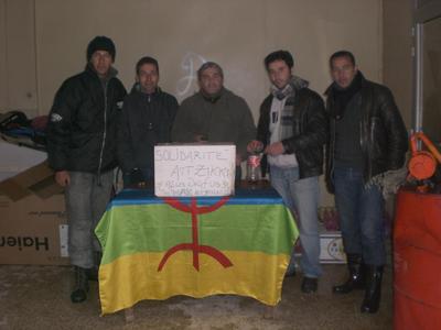 Solidarité de la diaspora avec la Kabylie lors des intempéries de février 2012 (PH/ cbd - SIWEL)