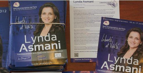Lynda Asmani, une candidate kabyle en campagne