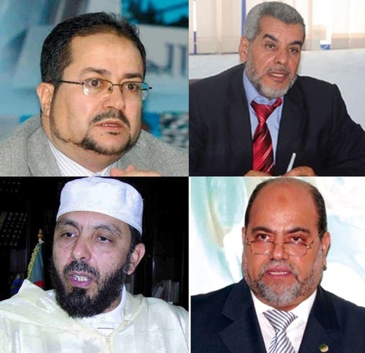 Les chefs des partis islamistes algériens. PH/DR