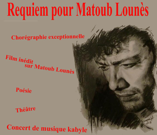 Requiem pour Matoub Lounès au conservatoire de musique et d’art dramatique de Montréal. 