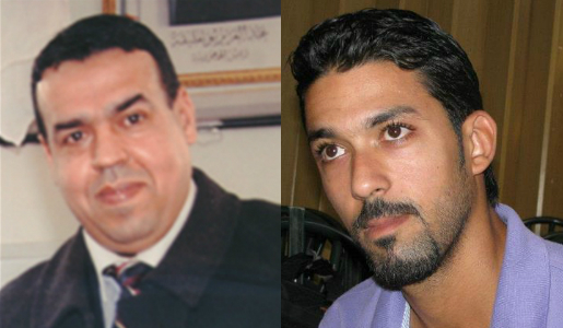 Mohamed Othmani, bâtonnier du barreau de Sidi Bel Abbès (à g.) et Youcef Benbrahim, avocat (à d.) (PH/DR)