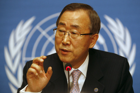 Ban Ki-moon, Secrétaire général des Nations Unies.PH/DR