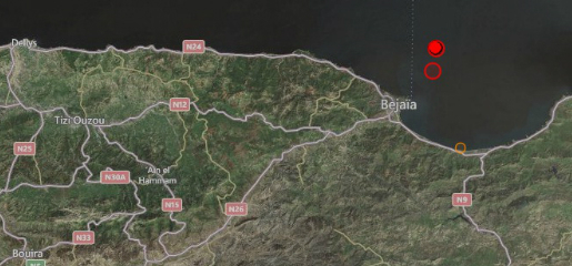 Kabylie : deux séismes ont secoué la région de Vgayet (USGS)