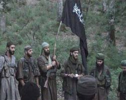 Groupe de terroristes activant dans les maquis de Kabylie.PH/DR