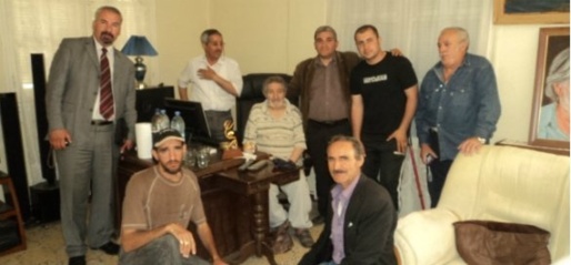 La délégation du MAK qui était partie rendre visite à Bouguermouh, le 14 mai 2012  à Uzellagen (Ph/DR)