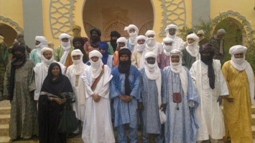 Les membres du Conseil transitoire de l'Etat de l'Azawad (CTEA) à Gao le 07 juin 2012 (PH/DR)