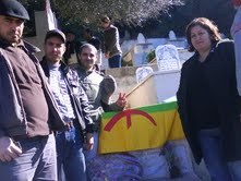 Cimetière où repose Nabila Djehnine, assassinée par les islamistes