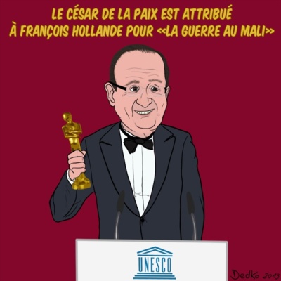INSOLITE : François Hollande lauréat du prix Félix Houphouët-Boigny pour 