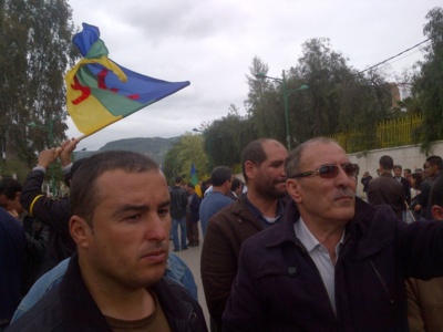Nordine Ait-Hamouda, le 20 avril 2013 à Tizi-Ouzou.