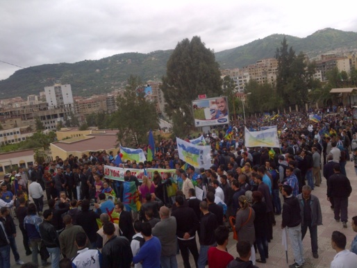 Marche du MAK à Tizi-Ouzou.(Photo/Siwel)