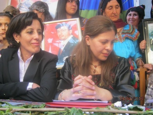 Hassiba Abassène et Fathiha Rahmouni, membres de l’exécutif du MAK