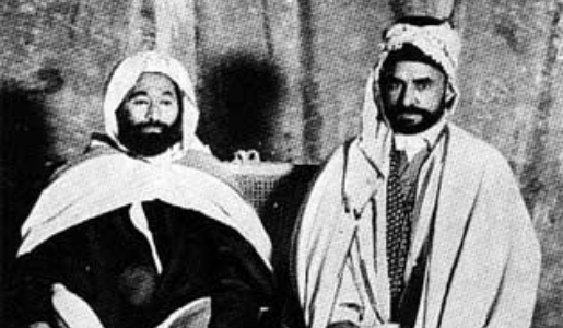 Abdelhamid Ben Badis (à gauche) et Taieb El Okbi (à droite). PH/DR
