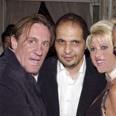 Khalifa et Depardieu lors d'une fête à Cannes. PH/DR