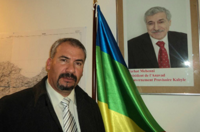 Raziq Zouaoui, secrétaire national à la promotion de la langue et la culture kabyles au sein du MAK, a transmis le message du MAK à la convention du RCD (PH/DR)