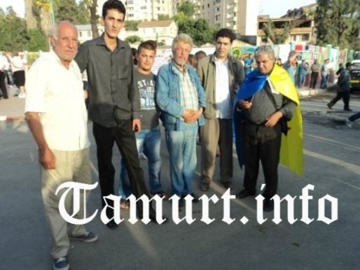 Les militants du MAK lors de l'inauguration. PH/Tamurt