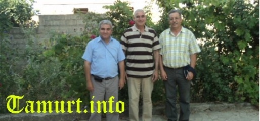 Kamel Chetti, hier chez lui, en compagnie du président du MAK et de son conseiller, Djemal Ben-Zib