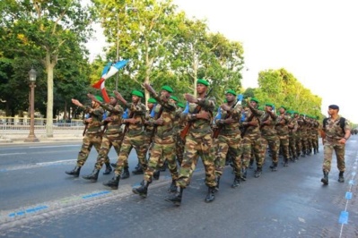 Les troupes maliennes ouvrent le défilé du 14 juillet (PH/DR)