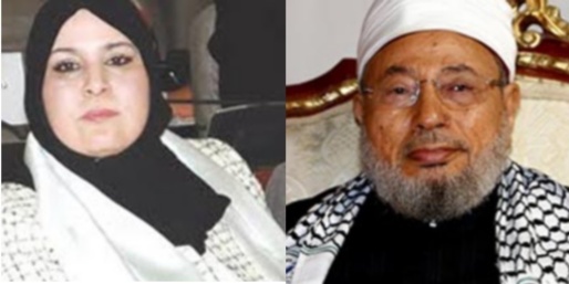 C’est à l’âge de 70 ans que le prédicateur de la haine, du fanatisme et de la perversion, le cheikh Al Qardaoui, épouse la jeune algérienne Asma Benkada alors âgée d’une vingtaine d’années. (PH/DR)