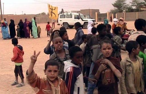 Ce sont ces manifestants, accompagnés de leurs mamans, qui ont « « pris à partie » la délégation malienne de haut niveau dont parle le communiqué de l'ONU.(PH/DR)