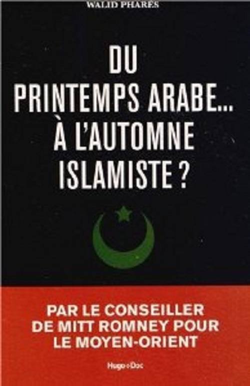 La couverture du livre de Walid Pharès. PH/DR