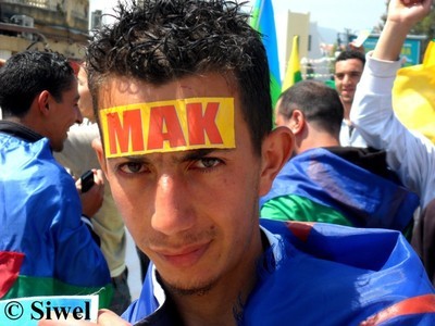 Le régime algérien aurait donné instruction de ne pas réprimer la marche des étudiants à Tizi-Ouzou le 12 janvier 2014. Ici, un jeune militants du MAK à Vgayet, le 20 avril 2011.