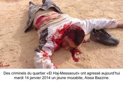 Ghardaïa : Aissa Bazzine, le jeune mozabite sauvagement agressé, enfin sorti du coma.
