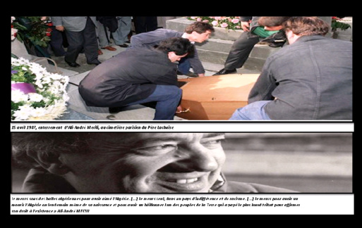 Hommage à Ali-André Mécili assassiné à Paris : Dimanche 13 avril 2014 au Cimetière du Père Lachaise, à 14 h 30