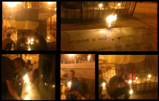 Stèle des martyrs de 2001 : La coordination MAK d’Akbou allume des bougies à la mémoire des kabyles assassinés par l'Etat algérien Stèle des martyrs de 2001 : La coordination MAK d’Akbou allume des bougies à la mémoire des kabyles assassinés par l'Etat algérien