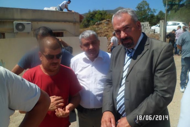 le Frère de Brahim Tirache avec Bouaziz Ait-Chebib et Razik Zouaoui (PH/DR)