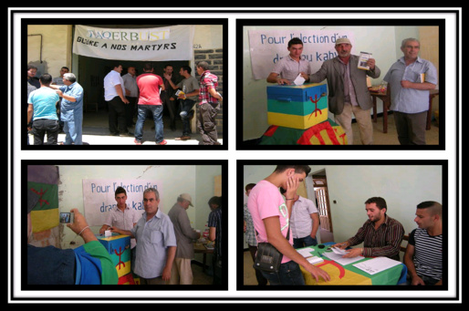 Kabylie / Election du drapeau kabyle à Taqervust (Tuvirett) Kabylie / Election du drapeau kabyle à Taqervust (Tuvirett)