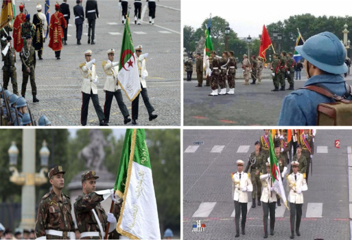 La république algérienne démocratique et Populaire défile à Paris.(PH/DR)