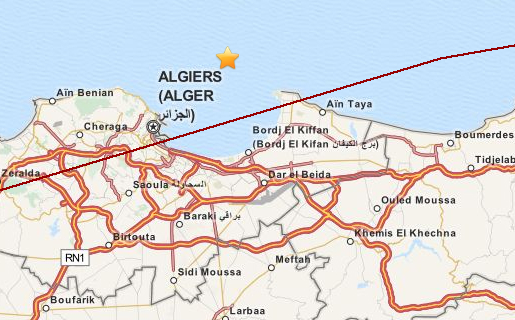Algérie : un séisme de M 5,6 a secoué Alger (USGS) suivi d'une réplique de M4,6 (EMSC) (actualisé)