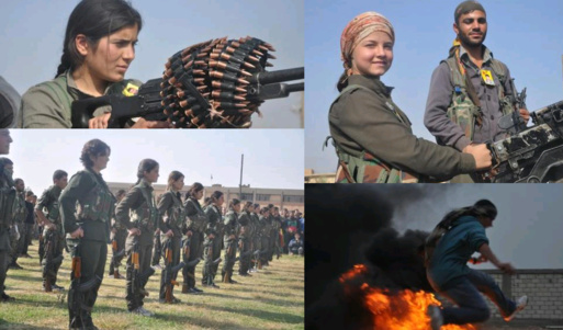 Sur le front du Kurdistan de Syrie, les combattantes kurdes affrontent les djihadistes de l'Etat islamique (Photo/ Hamid Mesud/France 24)