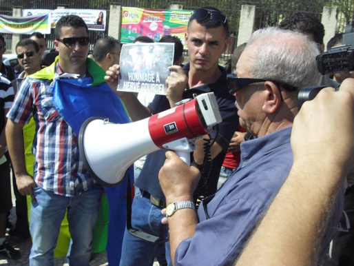Rassemblement de Kabyles suite à l'assassinat de M. Hervé Gourdel,Tizi Ouzou, 25/09/2014 Rassemblement de Kabyles suite à l'assassinat de M. Hervé Gourdel,Tizi Ouzou, 25/09/2014