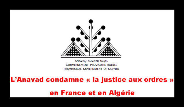 L'Anavad condamne la "justice aux ordres" en France et en Algérie