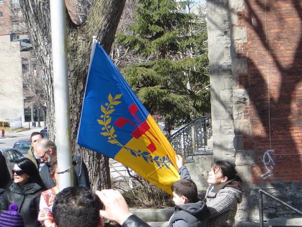 Immense succès de la levée du drapeau kabyle à Montréal
