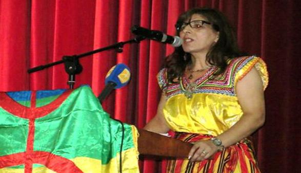 Kamira Nait Sid, présidente du Congrès Mondial Amazigh