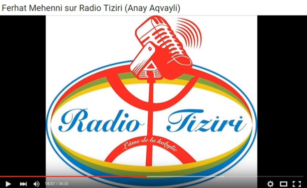 Ferhat Mehenni sur Radio Tiziri 
