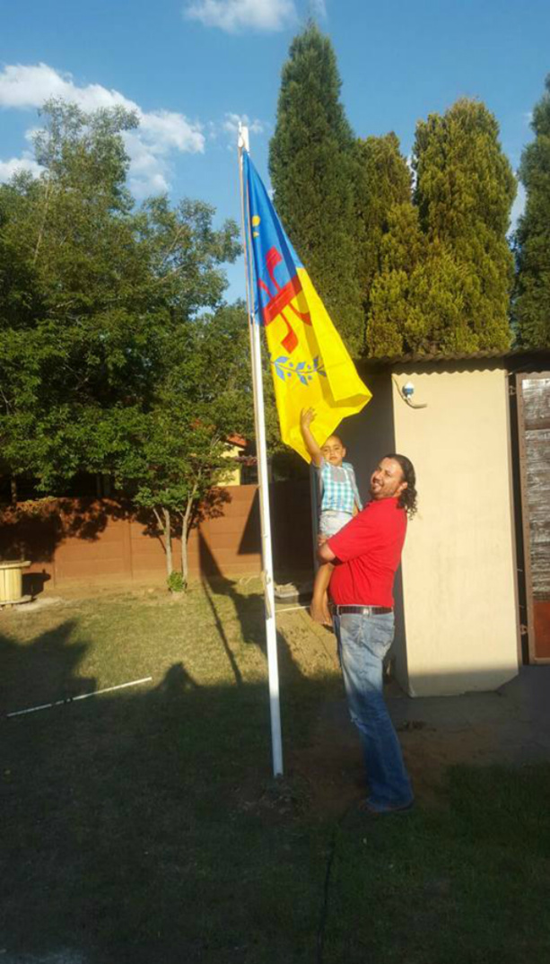 Vidéo : Lever du drapeau kabyle à Pretoria, Afrique du Sud