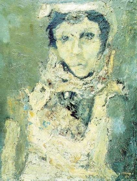 Portrait de la mère de l'artiste kabyle M. Issiakhem (PH/DR)