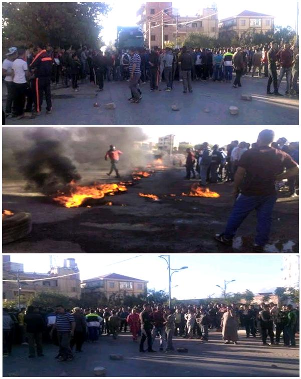 Emeutes El Asnam, 24.04.16 (PH/ Radio Djurdjura)