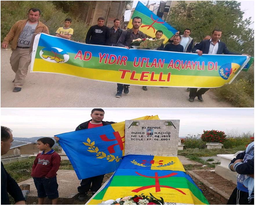Hommage à Rachid Ouheb, victime des gendarmes algériens