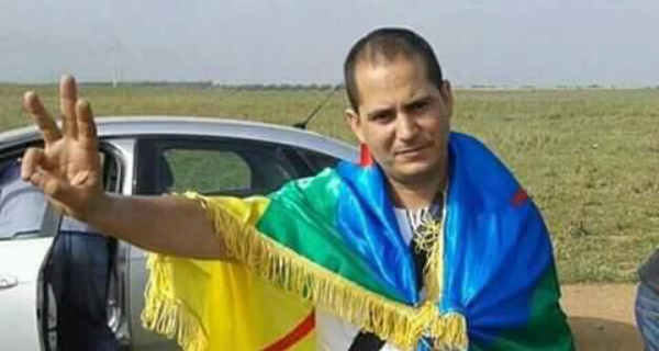 Mustapha Oussaya, militant Amazigh du Maroc détenu politique depuis 9 ans le 22/05/2007, libéré ce 22/05/2016 (PH/DR)