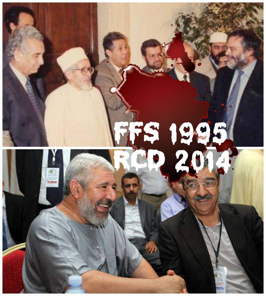 Les partis kabyle dits "algérianistes", en s'acoquinant avec le régime algérien arabo-islamiste, ont vendu leur âme au diable (PH/DR)