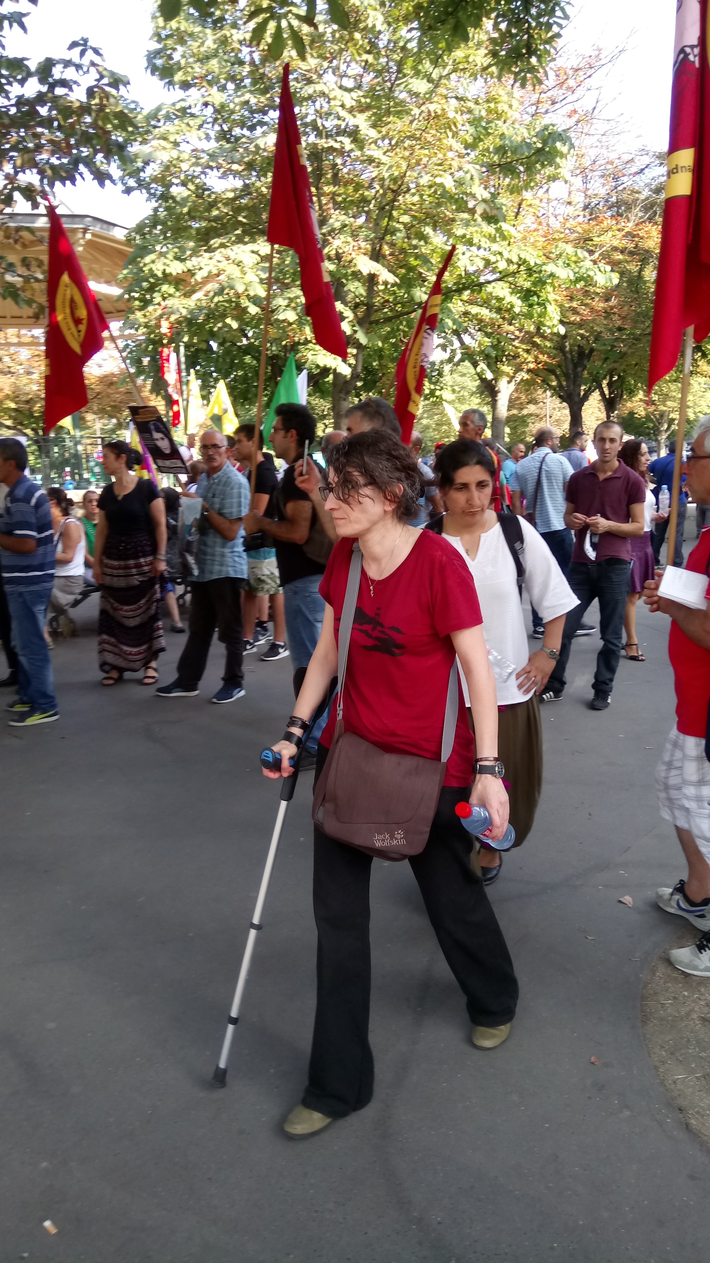 Marche kurde à Paris  : La Kabylie présente, en soutien à "une solution politique pour le Kurdistan"