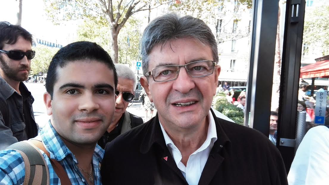 Mulud At Ɛazdin et Jean-Luc Mélenchon (PH/SIWEL)