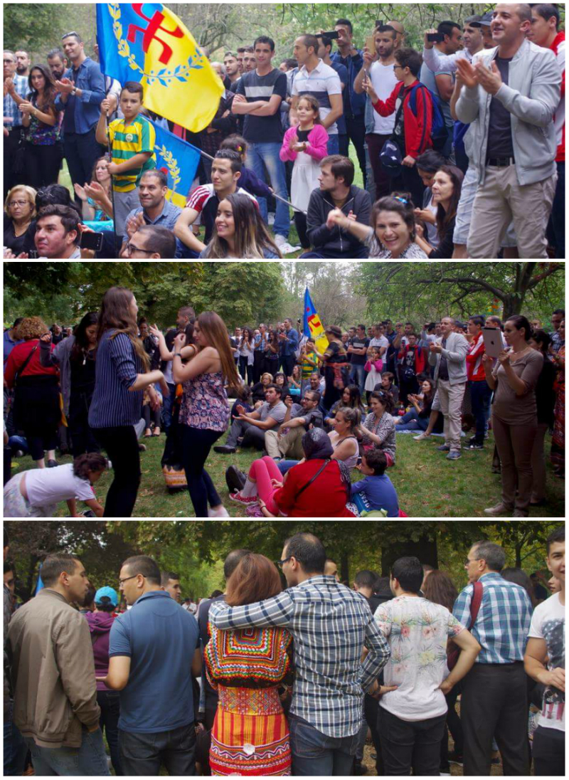 Grand succès pour le pique-nique kabyle géant à Paris
