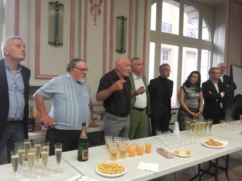 Inauguration d’une allée Slimane Azem à Longwy, en Lorraine