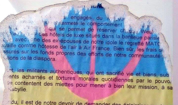 Retour des affiches diffamatoires à l'égard du MAK et du président de l'Anavad à Tizi Wezzu