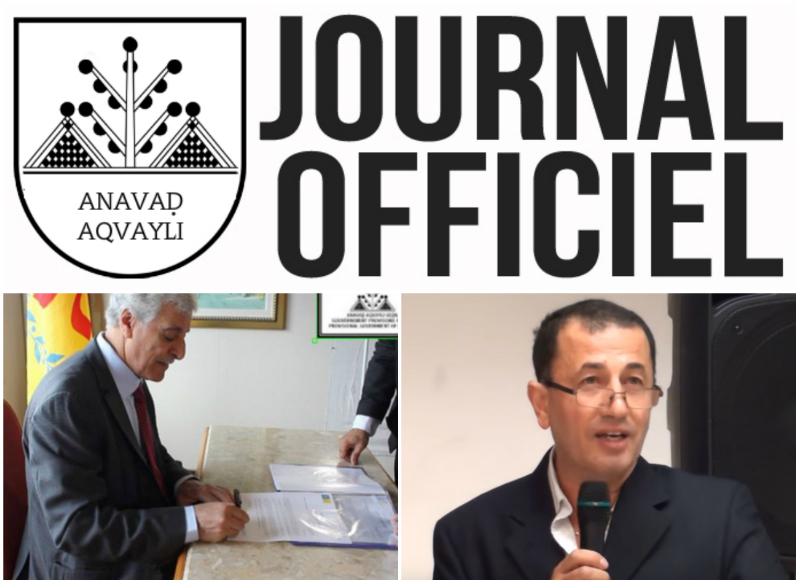 Le président de l'Anavad, Mas Ferhat Mehenni, paraphant les décrets à paraître au Journal officiel de l'Anavad (PH/SIWEL)